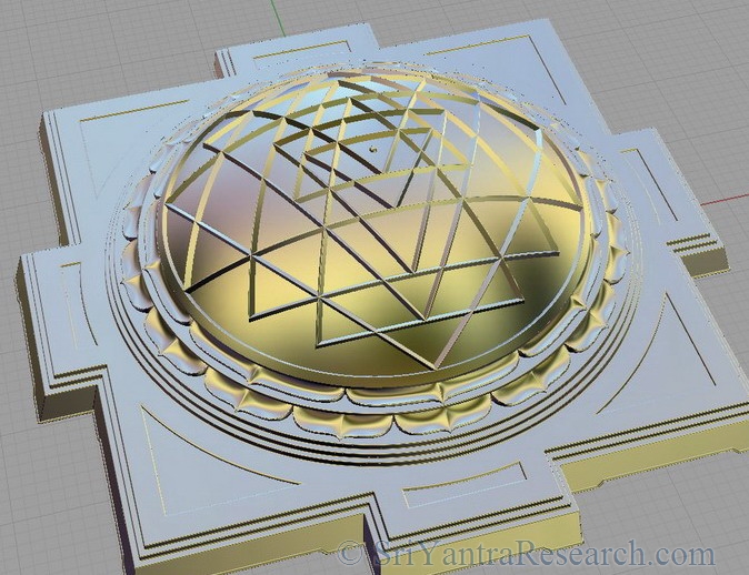 spherical sri yantra